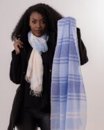 Blue Nile Handwoven Shawl